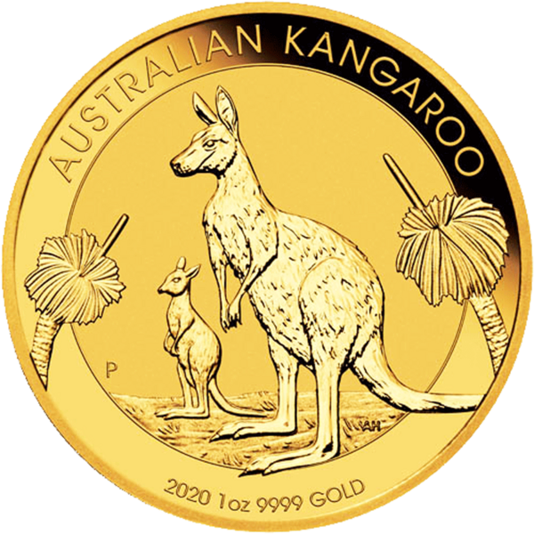 1 Unze Gold Känguru - 10er Tube - 2020 - Perth Mint