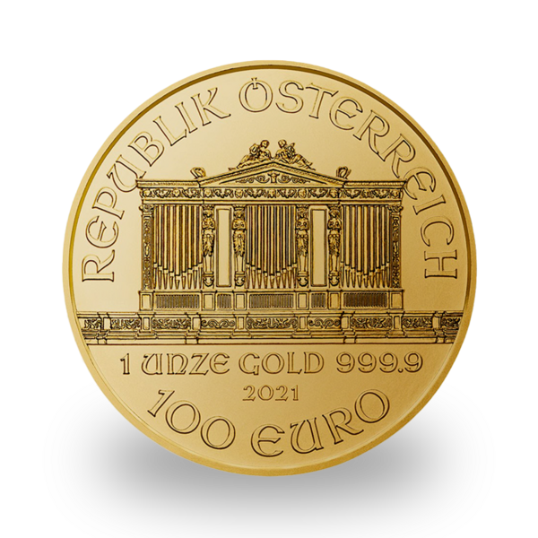 1 Unze Gold Philharmoniker - 10er Tube - 2021 - Austrian Mint