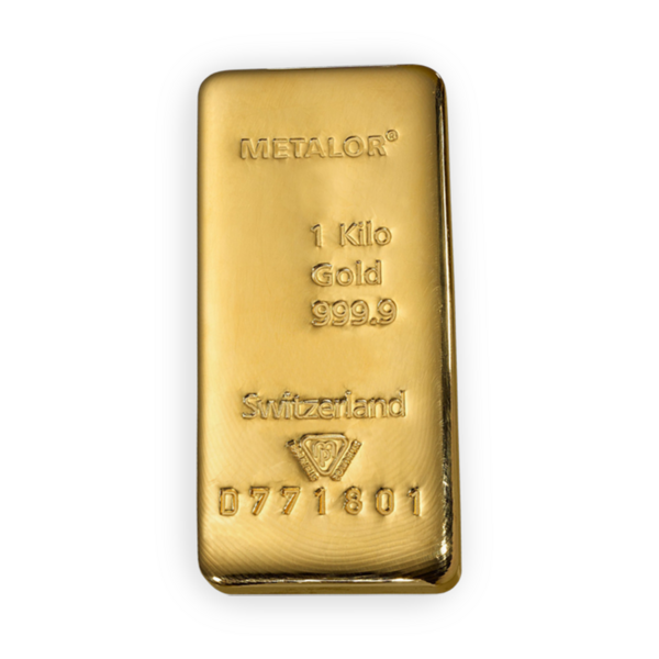1 Kilogramm  Goldbarren - Metalor