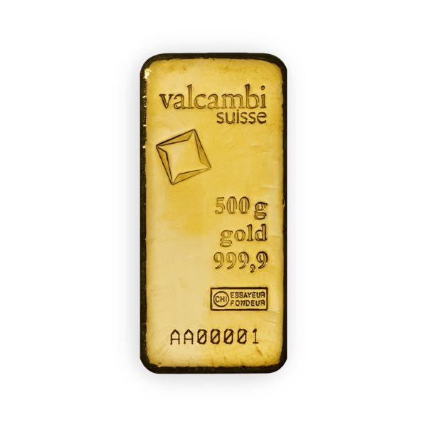 500 Gramm  Goldbarren - Valcambi