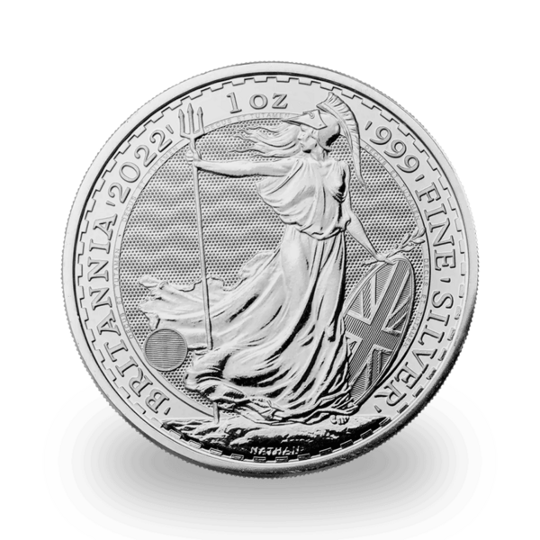 1 Unze Silber Britannia - Monsterbox mit 500 Stück - 2022 - The Royal Mint