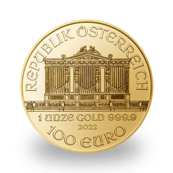 1 Unze Gold Philharmoniker - 10er Tube - 2022 - Austrian Mint