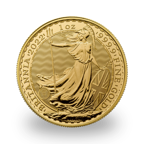 1 Unze Gold Britannia - 10er Tube - 2022 - The Royal Mint