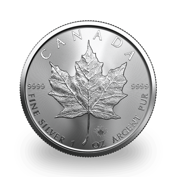 1 Unze Silber Maple Leaf - Monsterbox mit 500 Stück - 2022 - Royal Canadian Mint