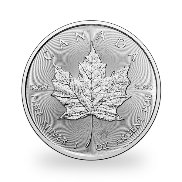 1 Unze Silber Maple Leaf - Monsterbox mit 500 Stück - 2024 - Royal Canadian Mint