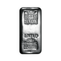 1 kilogram Silver Bar | Republic Metals Corporation