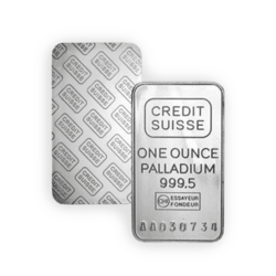 1 Unze Palladiumbarren | Crédit Suisse