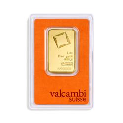 1 Unze Goldbarren | Valcambi