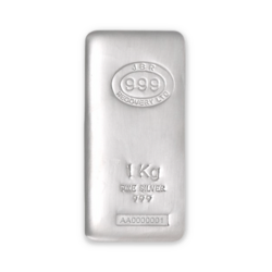 1 Kilogramm Gussbarren Silberbarren | JBR