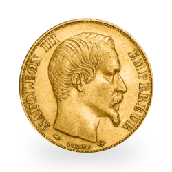 Gold 20 Francs Napoleon III ohne Kranz | Gemischte Jahrgänge