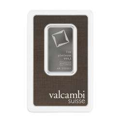 1 Unze Platinbarren | Valcambi