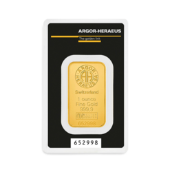 1 Unze Goldbarren | Argor-Heraeus