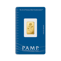 5 Gramm Rosa Goldbarren | PAMP