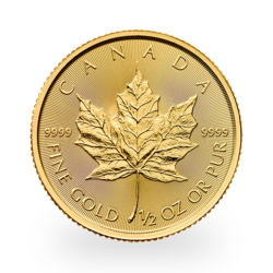 1/2 Unzen Gold Maple Leaf | 2026 | Royal Canadian Mint