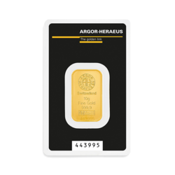 10 Gramm Kinebarren Goldbarren | Argor-Heraeus