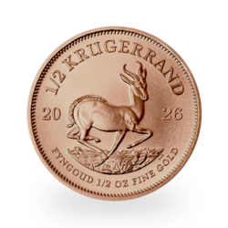 1/2 Unzen Krügerrand Goldmünze | 2026 | South African Mint