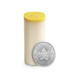 1 Unze Maple Leaf Silbermünze | 25er Tube | 2026 | Royal Canadian Mint
