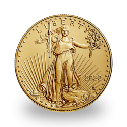 1 Unze Gold American Eagle - 10er Tube - 2022 - US Mint