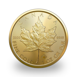 1 Unze Gold Maple Leaf - 10er Tube - 2022 - Royal Canadian Mint