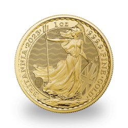 1 Unze Gold Britannia (König Charles III) - 10er Tube - 2023 - The Royal Mint