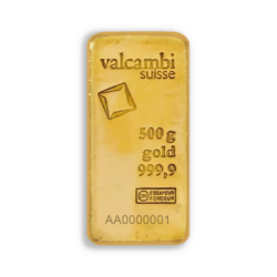 500 Gramm Gussbarren Goldbarren - Valcambi