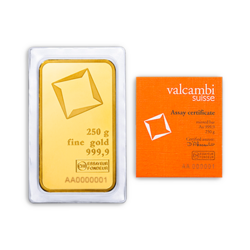 250 Gramm Goldbarren | Valcambi