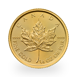 1/4 Unzen Gold Maple Leaf - 2025 - Royal Canadian Mint