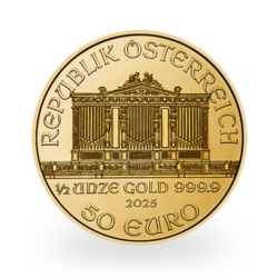 1/2 Unzen Gold Philharmoniker | 2025 | Austrian Mint