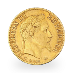Gold 10 Francs Napoleon III mit Kranz | Gemischte Jahrgänge