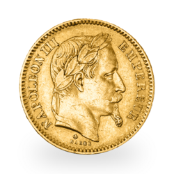 Gold 20 Francs Napoleon III mit Kranz | Gemischte Jahrgänge