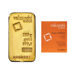 250 Gramm Gussbarren Goldbarren | Valcambi