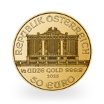 1/2 Unzen Gold Philharmoniker - 2025 - Austrian Mint