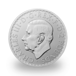 1 Unze Silber Britannia (König Charles III) - Monsterbox mit 500 Stück - 2023 - The Royal Mint