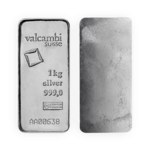 1 Kilogramm  Silberbarren - Valcambi