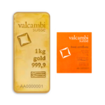 1 Kilogramm Gussbarren Goldbarren - Valcambi